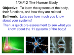 The Skeletal, Muscular, and Integumentary Systems