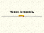 Medical Terminology