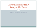 Lower Extremity H&P: Knee Exam