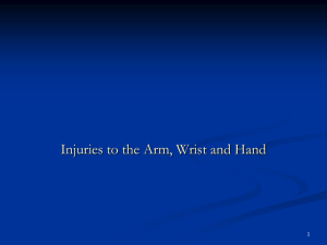 Elbow, Wrist, and Hand