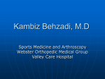 Kambiz Behzadi, M.D. -- Orthopedic Medicine/Surgery in Livermore