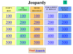 jeopardy Ch 6 - Mr. Lesiuk