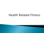 Milam Health Related Fitness Power Point