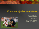 Common Injuries in Athletes