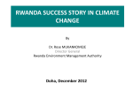 rwanda success story in climate change
