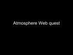 Atmosphere PowerPoint WebQuest