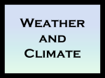 Weather and Climate - CES