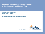 Financing Adaptation to Climate Change