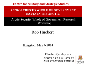 evaluating the Arctic security (intergovernmental) Working