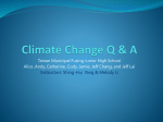 Climate Change Q & A