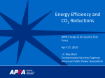 Energy Efficiency and CO2 Reductions