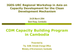 Second National Workshop on Capacity Development for the