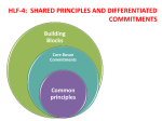 HLF-4: SHARED PRINCIPLES AND DIFFERENTIATED …