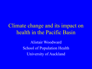 Climate change and infectious disease