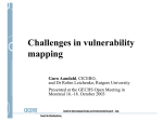 Challenges in vulnerability mapping Guro Aandahl