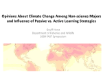 Opinions About Climate Change Among Non