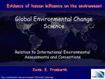 Global Environmental ChangeScience