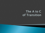 01.10.09 The A to C of Transition