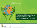 The Policy Development Process - Parliamentary Monitoring Group