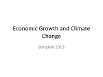 Economic Growth and Climate Change - adaptation