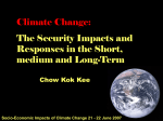 Socio-Economic Impacts of Climate Change 21