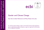 Gender and Climate Change - European Capacity Building Initiative