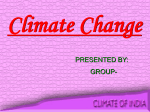 Climate Change - CLIMATE OF INDIA