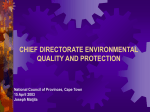 Chief Directorate on Environmental Quality and Protection