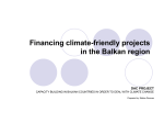 Financing climate-friendly projects in the Balkan region