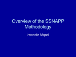 Overview of the SSNAPP Methodology