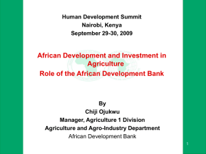 Report Horiz Template - African Development Bank