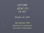 GEOG 270 - University of Washington