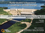 Hydro-Québec`s Experience in Adapting to Climate Change