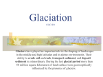 Glaciation powerpoint
