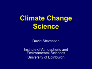 Climate Change Science