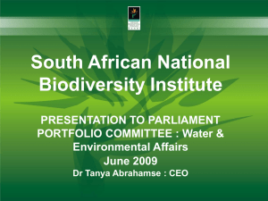 South African National Biodiversity Institute