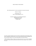 NBER WORKING PAPER SERIES William D. Nordhaus