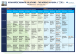 NEW NORDIC CLIMATE SOLUTIONS – THE NORDIC PAVILION AT COP21 CLIMATE SOLUTIONS