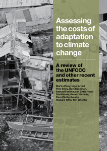 Assessing the costs of adaptation to climate