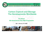 Carbon Capture and Storage The Developments Worldwide
