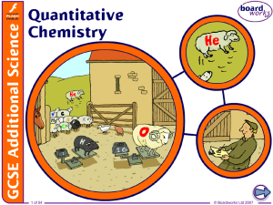 10. Quantitative Chemistry