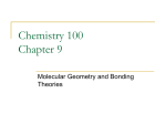 Chapter 9 Molecular Geometry and Bonding Theories