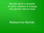 Honors Unit 2b: Nuclear