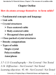 Introduction To Materials Science, Chapter 3