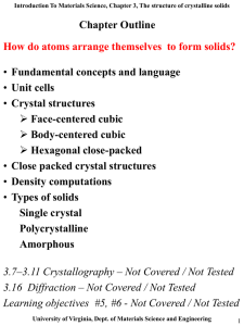 Introduction To Materials Science, Chapter 3