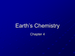Earth`s Chemistry