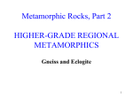 Metamorphic Rocks, Part 1 HIGHER