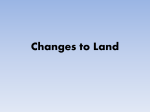 Changes to Land