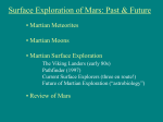 Surface Exploration of Mars