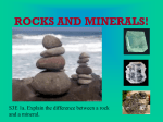 ROCKS AND MINERALS!